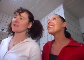 Slow-looking kid gets a BJ from his mom